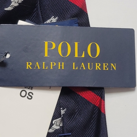Polo Ralph lauren NWT P- wings limited edition tie 100% Silk. - Picture 14 of 16